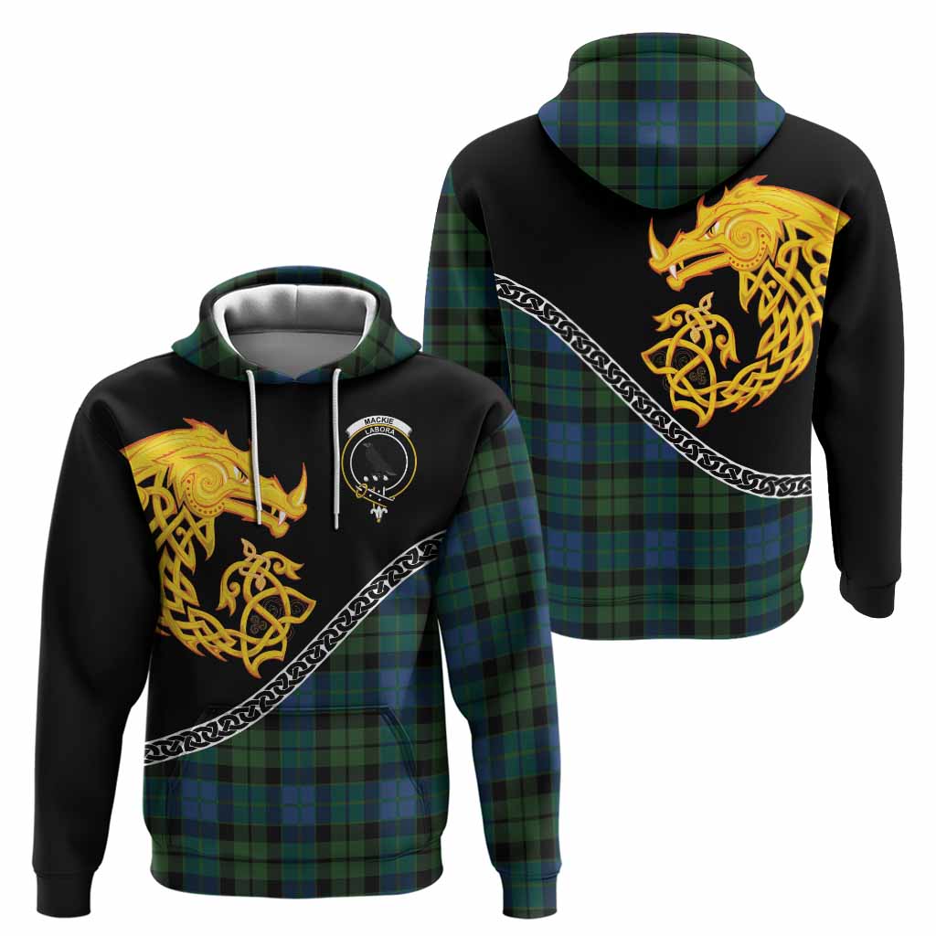 MacKie (McKie) Tartan Crest Hoodie Legendary Dragon Knot Half Style