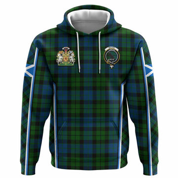 MacKie (McKie) Tartan Crest Hoodie Scotland Coat of Arm Flag Style