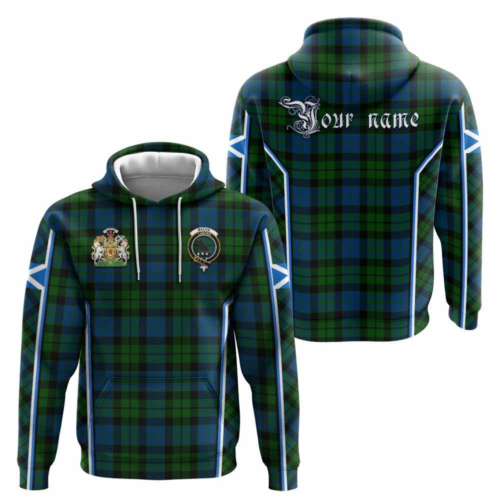 MacKie (McKie) Tartan Crest Hoodie Scotland Coat of Arm Flag Style - Tartan Vibes Clothing