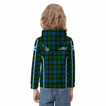 MacKie (McKie) Tartan Crest Kid Hoodie Scotland Coat of Arm Flag Style - Tartan Vibes Clothing