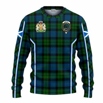 MacKie (McKie) Tartan Crest Knitted Sweater Scotland Coat of Arm Flag Style - Tartan Vibes Clothing