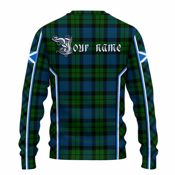 MacKie (McKie) Tartan Crest Knitted Sweater Scotland Coat of Arm Flag Style - Tartan Vibes Clothing