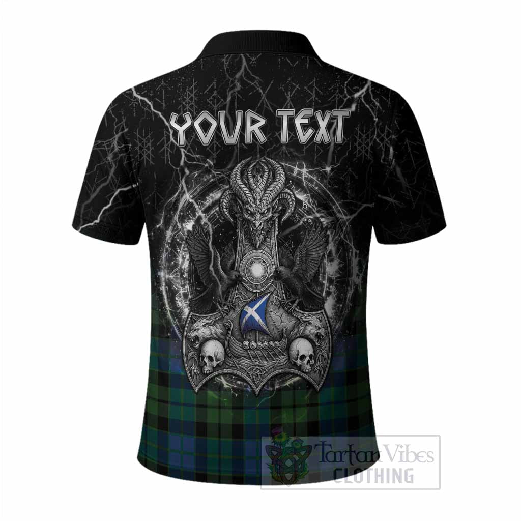 MacKie (McKie) Tartan Crest Polo Shirt Celtic Odin's Raven Legacy