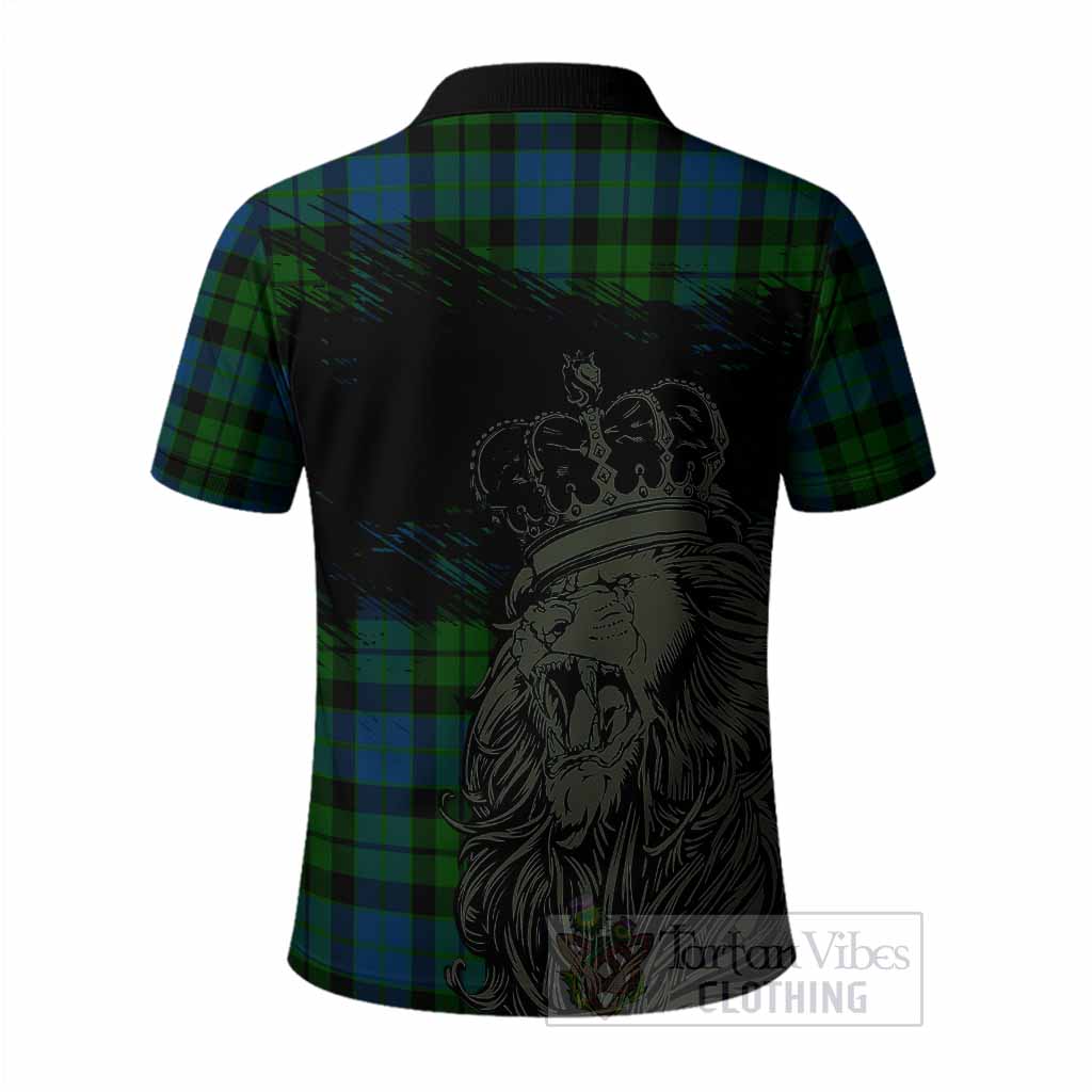 MacKie (McKie) Tartan Crest Polo Shirt Crowned Lion Heritage Style