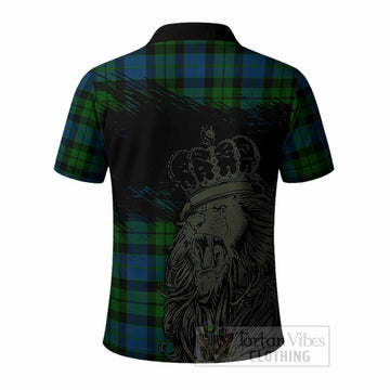 MacKie (McKie) Tartan Crest Polo Shirt Crowned Lion Heritage Style