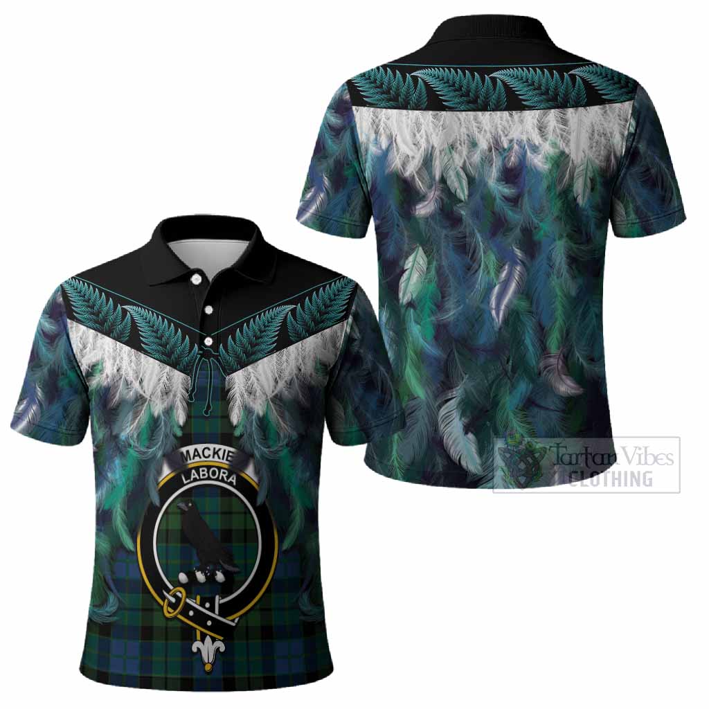 MacKie (McKie) Tartan Crest Polo Shirt New Zealand Maori Korowai Cloak