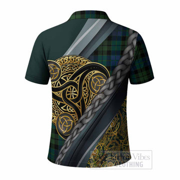 MacKie (McKie) Tartan Crest Polo Shirt Scottish Triskele Celtic