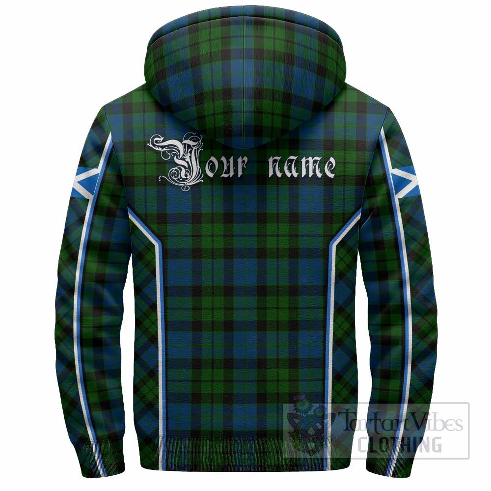 MacKie (McKie) Tartan Crest Sherpa Hoodie Scotland Coat of Arm Flag Style - Tartan Vibes Clothing