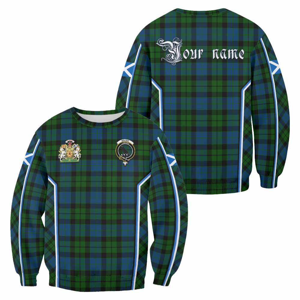 MacKie (McKie) Tartan Crest Sweatshirt Scotland Coat of Arm Flag Style - Tartan Vibes Clothing