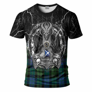 MacKie (McKie) Tartan Crest T-Shirt Celtic Odin's Raven Legacy