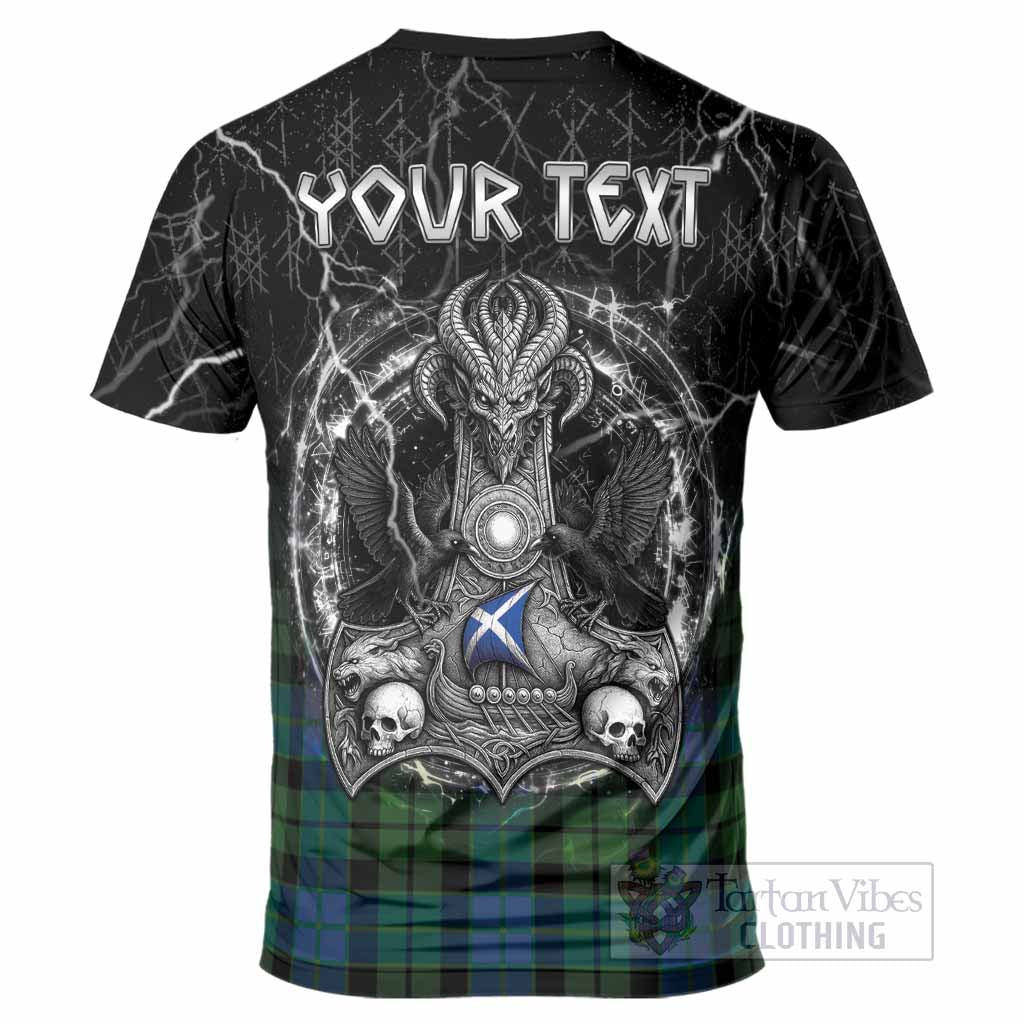MacKie (McKie) Tartan Crest T-Shirt Celtic Odin's Raven Legacy