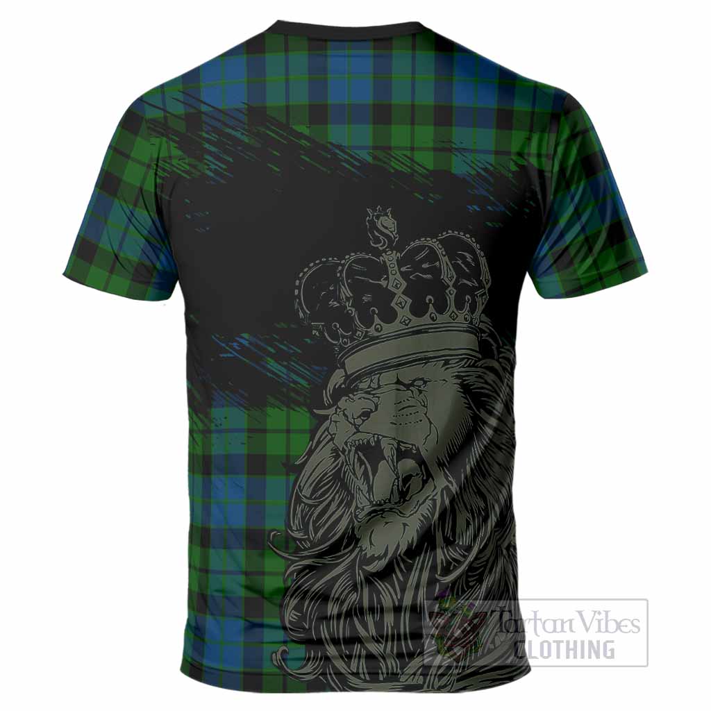 MacKie (McKie) Tartan Crest T-Shirt Crowned Lion Heritage Style