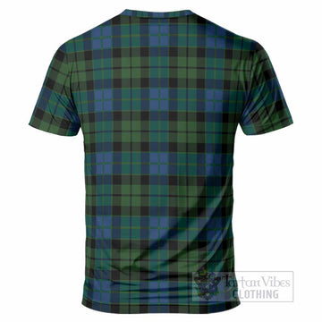 MacKie (McKie) Tartan Crest T-Shirt Ferocious Lion Style