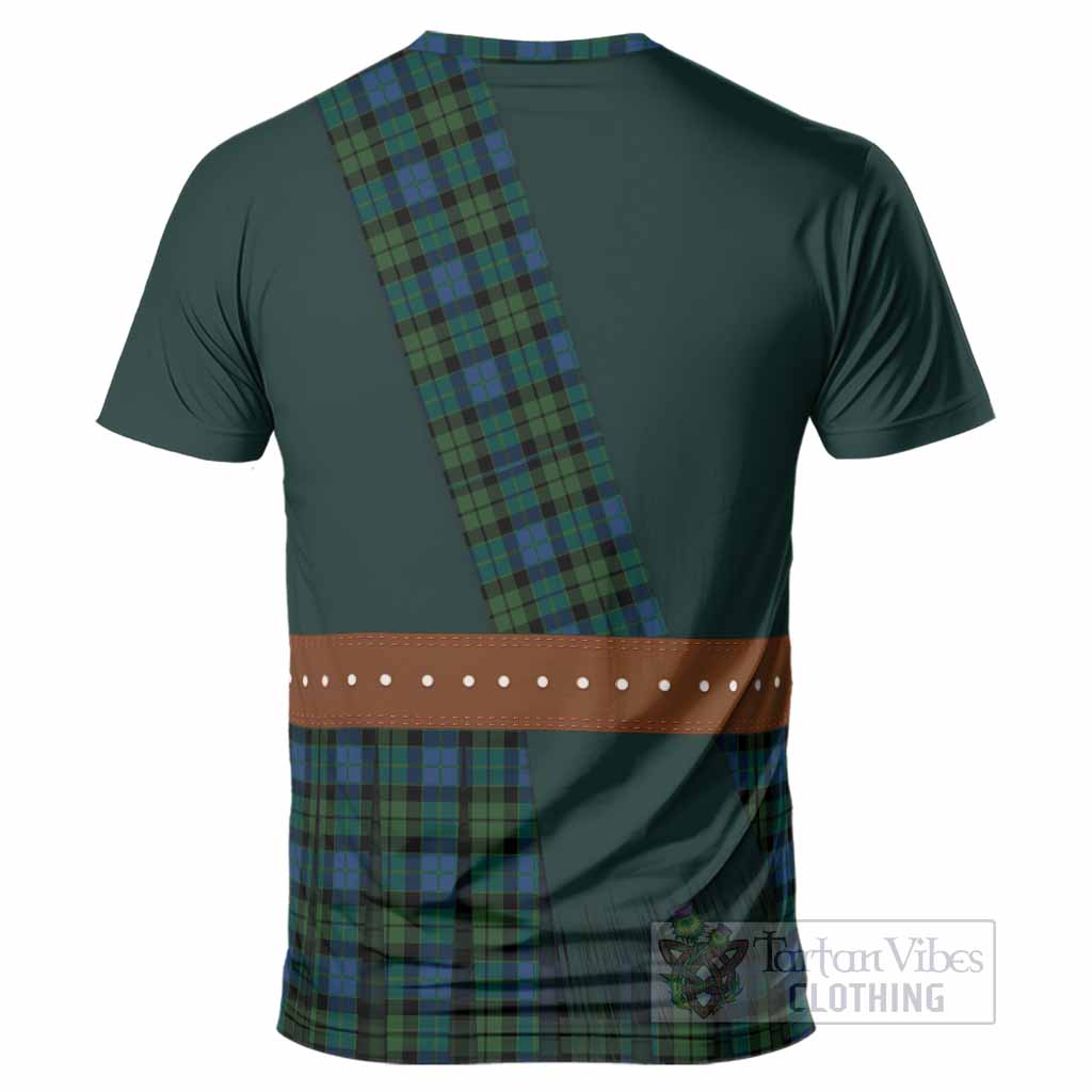 MacKie (McKie) Tartan Crest T-Shirt Kilt Costume Style