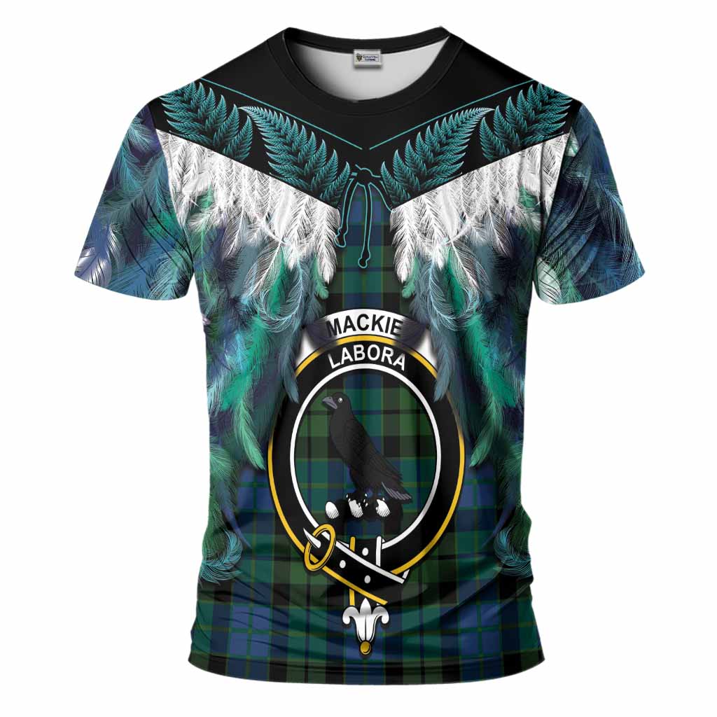 MacKie (McKie) Tartan Crest T-Shirt New Zealand Maori Korowai Cloak