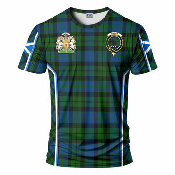 MacKie (McKie) Tartan Crest T-shirt Scotland Coat of Arm Flag Style - Tartan Vibes Clothing
