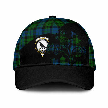 MacKie (McKie) Tartan Family Crest Classic Cap Scotland Thistle Floral Flag Style