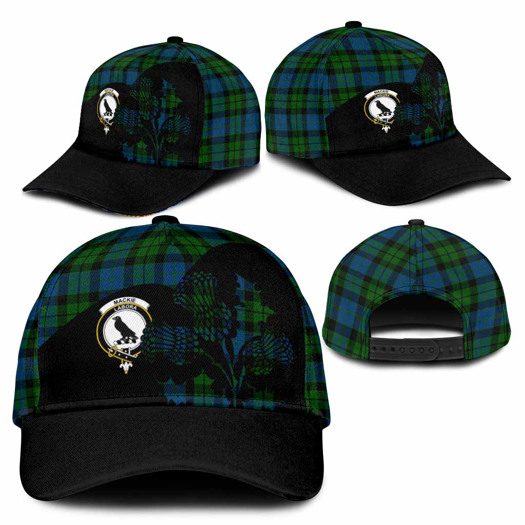MacKie (McKie) Tartan Family Crest Classic Cap Scotland Thistle Floral Flag Style