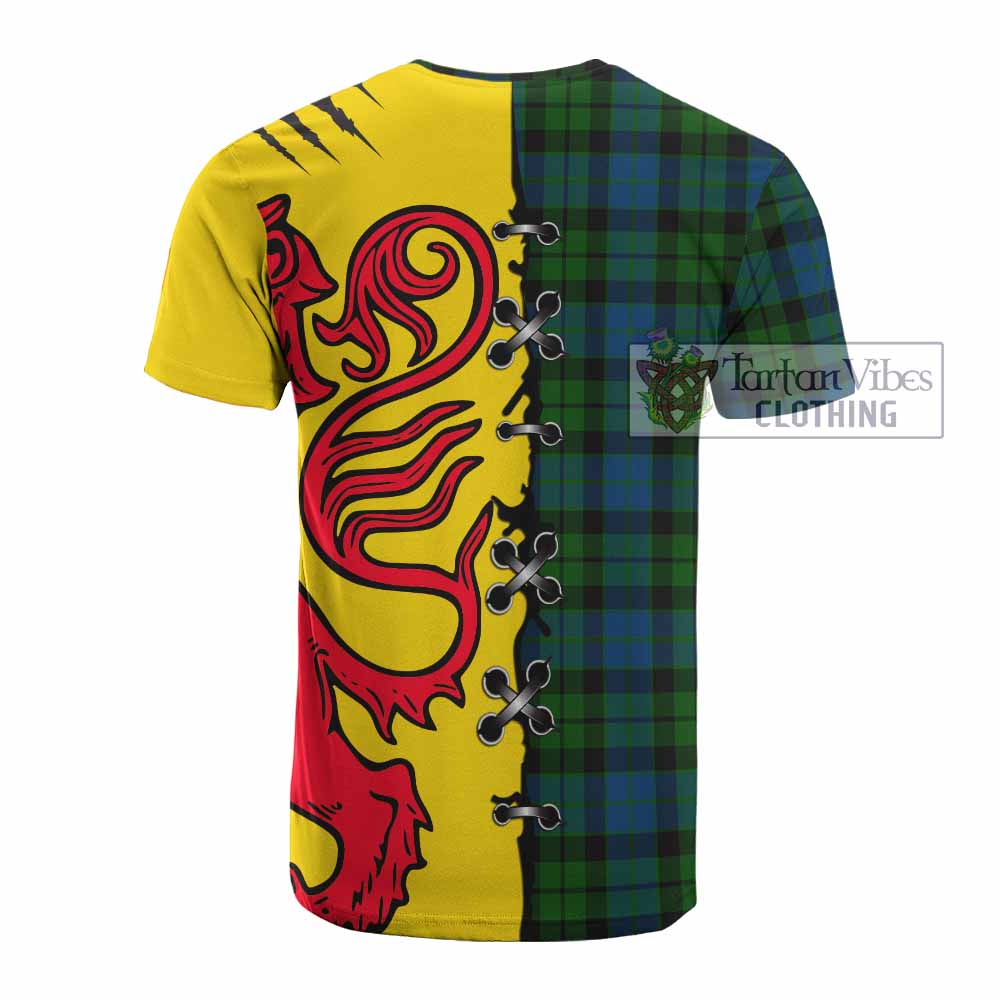 MacKie (McKie) Tartan Family Crest Cotton T-shirt Lion Rampant Honor - Tartan Vibes Clothing