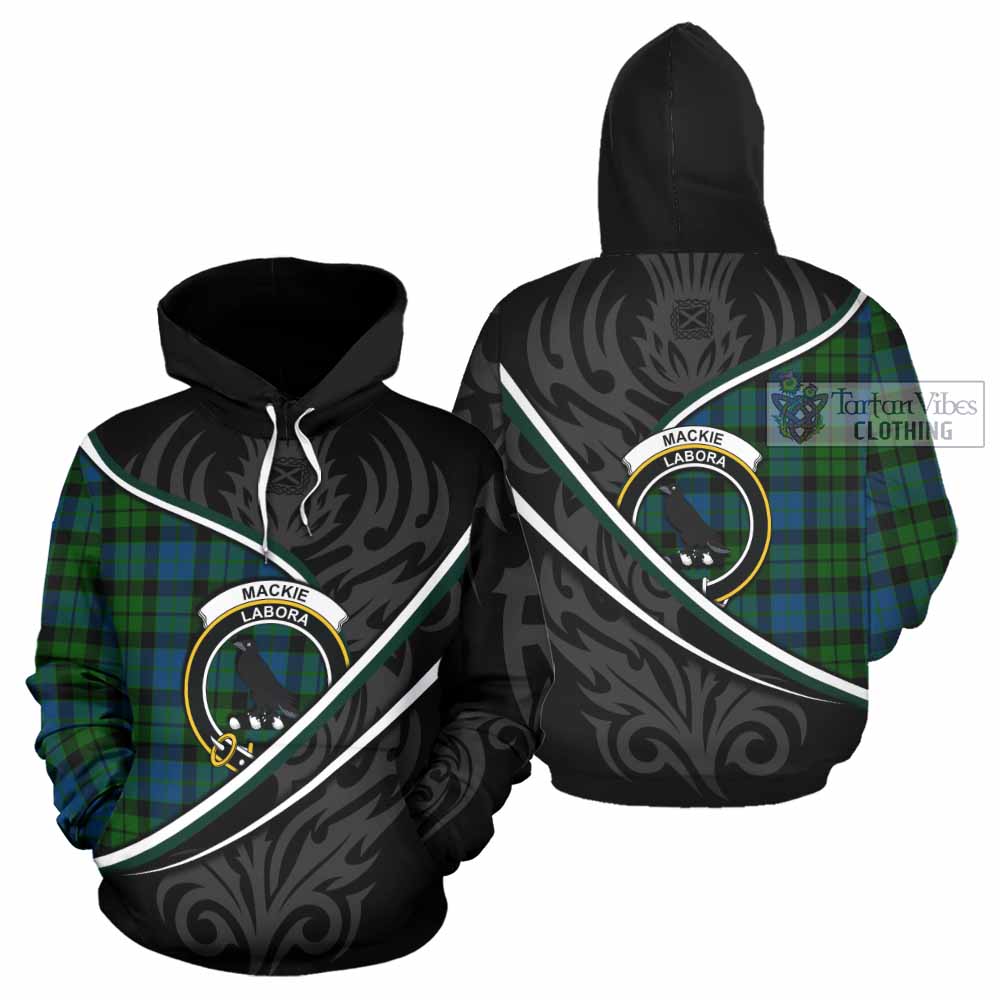 MacKie (McKie) Tartan Family Crest Hoodie Celtic Scottish Thistle Floral - Tartan Vibes Clothing