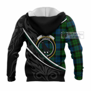 MacKie (McKie) Tartan Family Crest Knitted Hoodie Celtic Scottish Thistle Floral