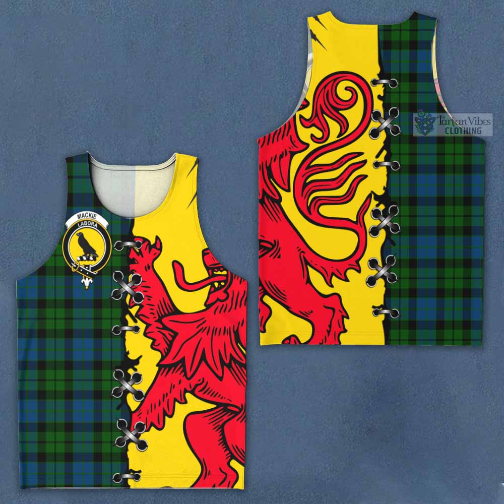 MacKie (McKie) Tartan Family Crest Men Tank Top Lion Rampant Honor - Tartan Vibes Clothing