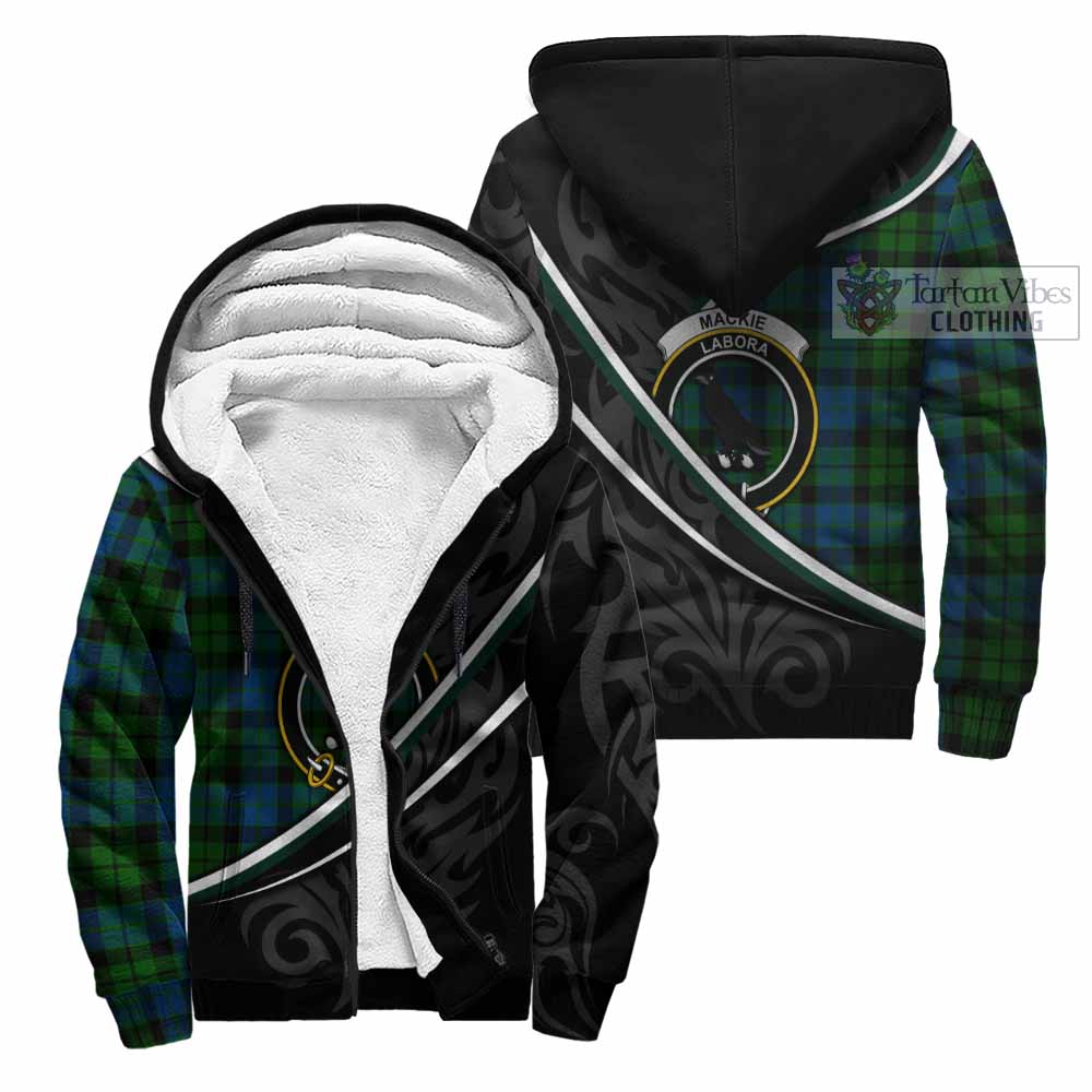 MacKie (McKie) Tartan Family Crest Sherpa Hoodie Celtic Scottish Thistle Floral - Tartan Vibes Clothing