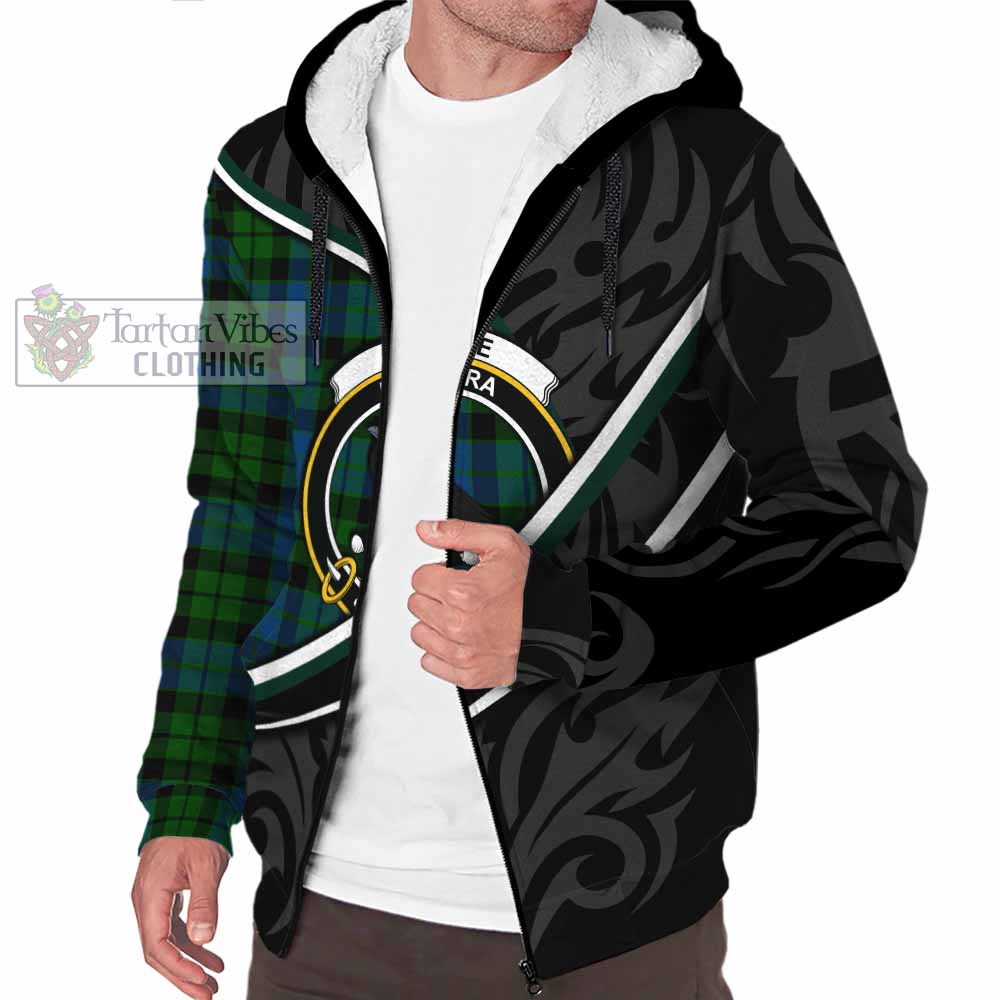 MacKie (McKie) Tartan Family Crest Sherpa Hoodie Celtic Scottish Thistle Floral - Tartan Vibes Clothing