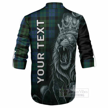 MacKie (McKie) Tartan Ghillie Shirt Roaring Lion Heritage