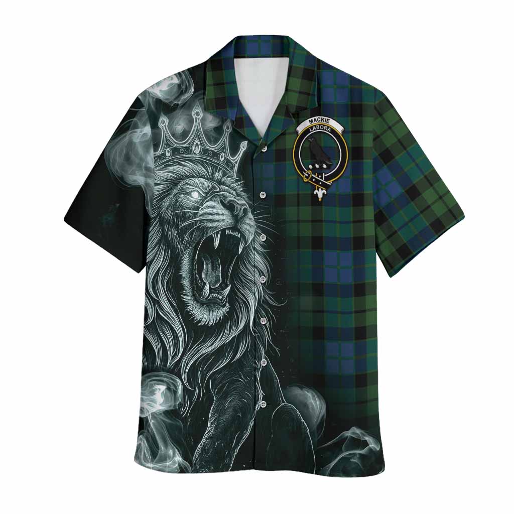MacKie (McKie) Tartan Hawaiian Shirt Roaring Lion Heritage