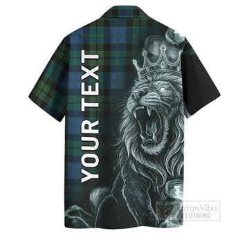 MacKie (McKie) Tartan Hawaiian Shirt Roaring Lion Heritage