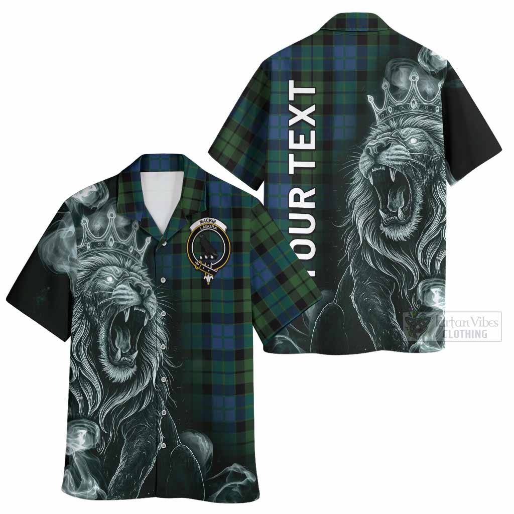 MacKie (McKie) Tartan Hawaiian Shirt Roaring Lion Heritage