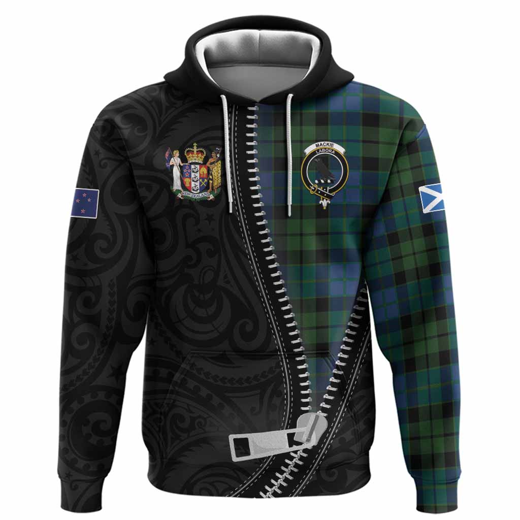 MacKie (McKie) Tartan Hoodie New Zealand Pattern Unique Zipper Stylized