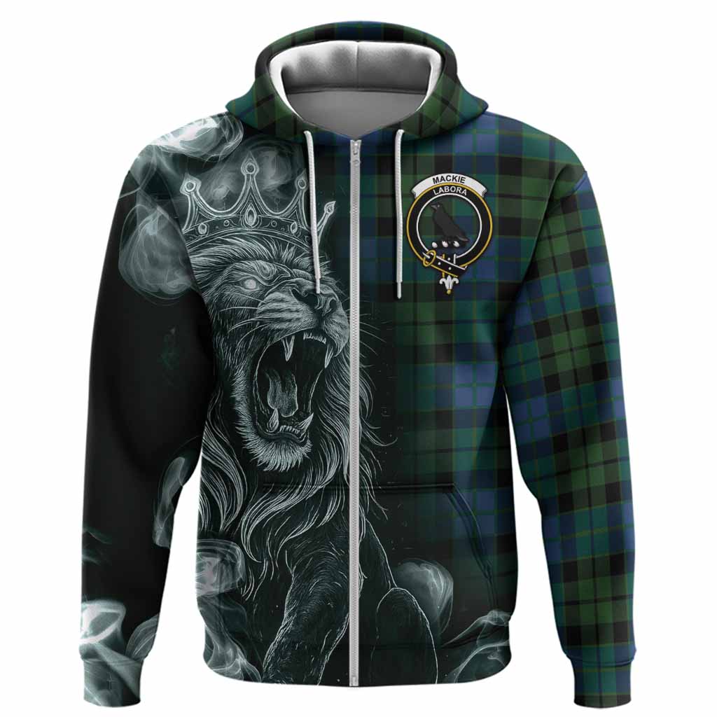 MacKie (McKie) Tartan Hoodie Roaring Lion Heritage