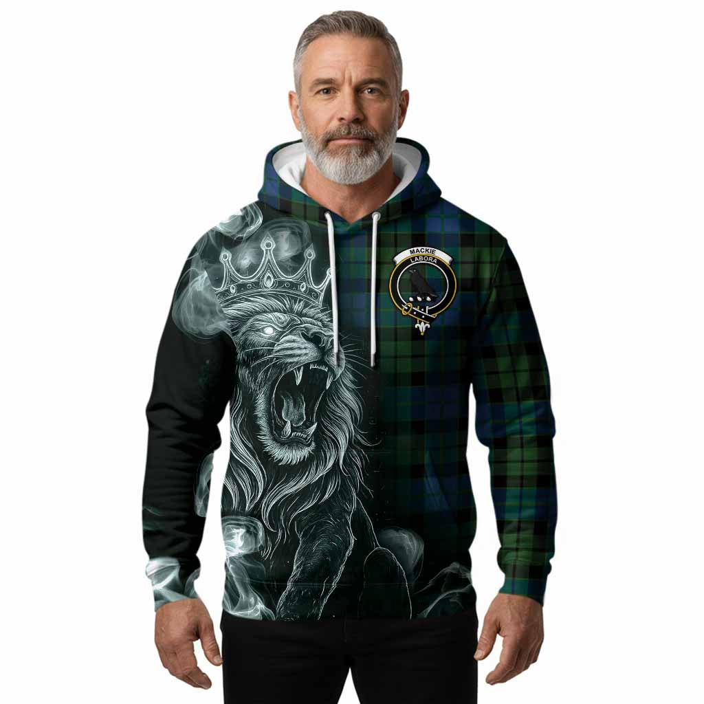MacKie (McKie) Tartan Hoodie Roaring Lion Heritage