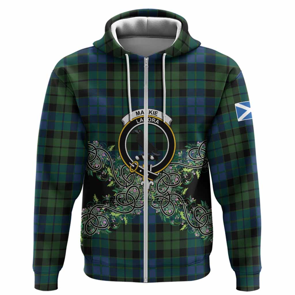 MacKie (McKie) Tartan Hoodie Thistle Scottish Spirit