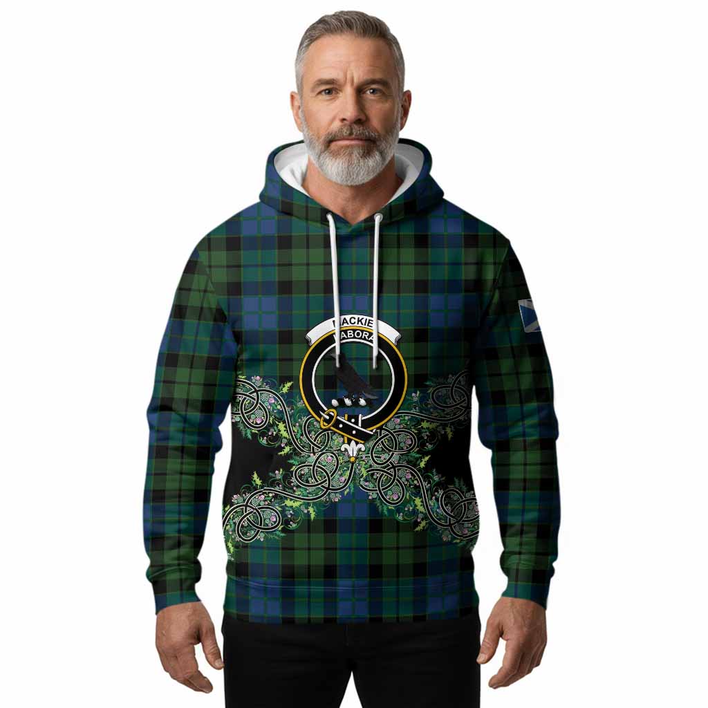 MacKie (McKie) Tartan Hoodie Thistle Scottish Spirit
