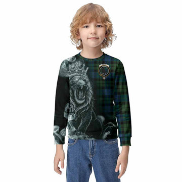 MacKie (McKie) Tartan Kid Knitted Sweatshirt Roaring Lion Heritage