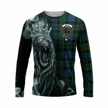 MacKie (McKie) Tartan Long Sleeve T-Shirt Roaring Lion Heritage