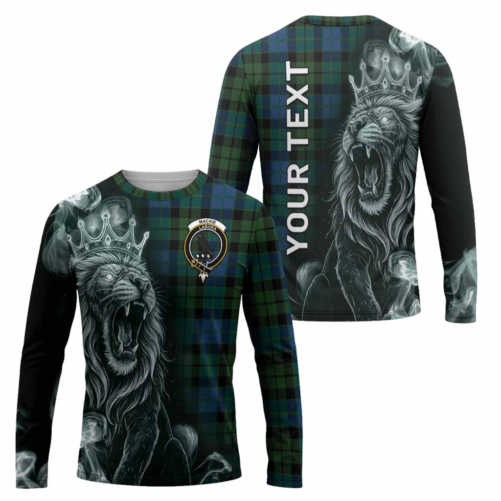 MacKie (McKie) Tartan Long Sleeve T-Shirt Roaring Lion Heritage