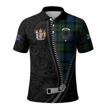 MacKie (McKie) Tartan Polo Shirt New Zealand Pattern Unique Zipper Stylized