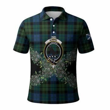 MacKie (McKie) Tartan Polo Shirt Thistle Scottish Spirit