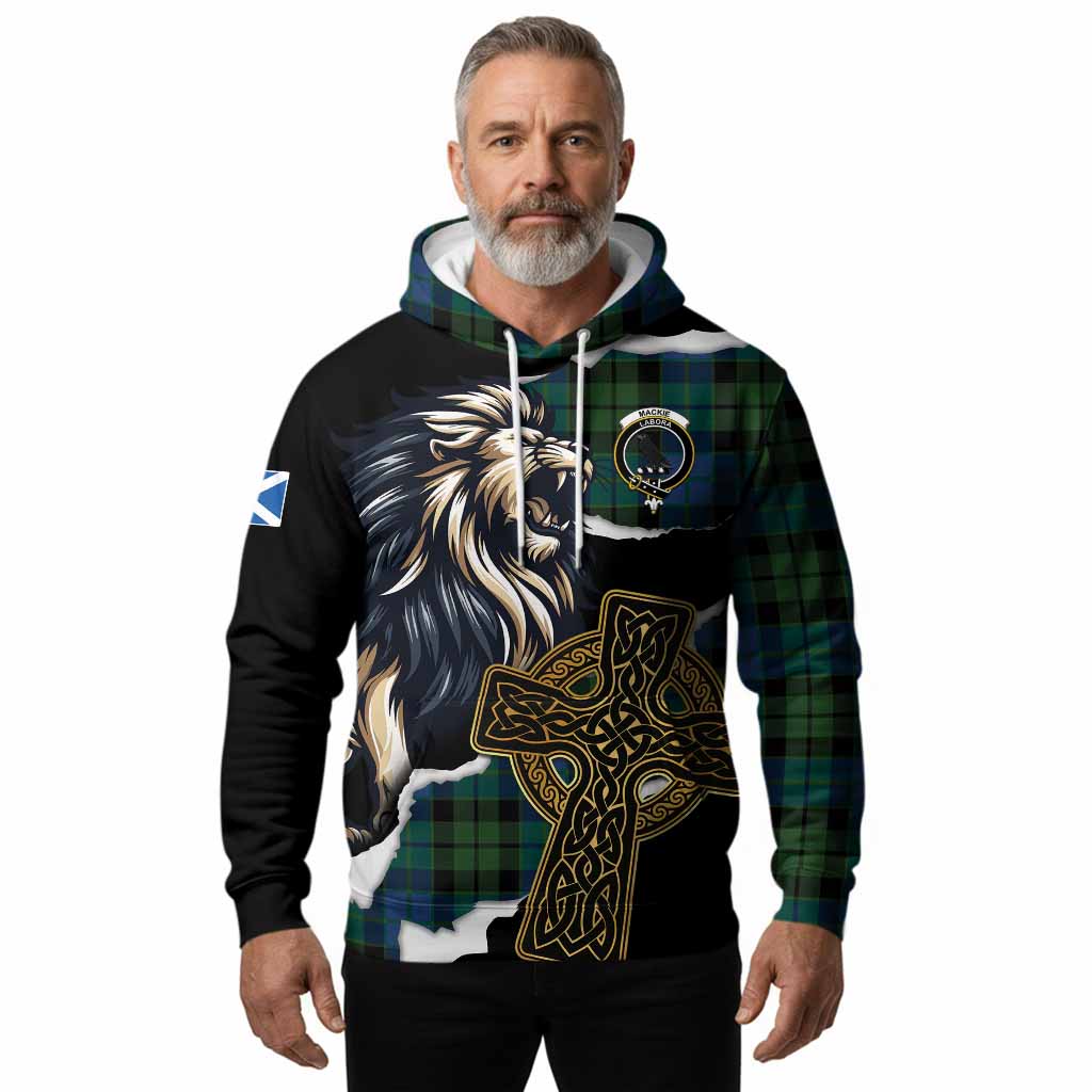 MacKie (McKie) Tartan Scottish Hoodie Lion Celtic Heritage