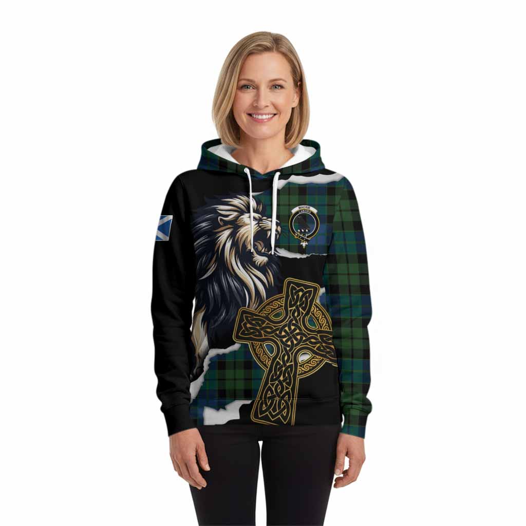 MacKie (McKie) Tartan Scottish Hoodie Lion Celtic Heritage