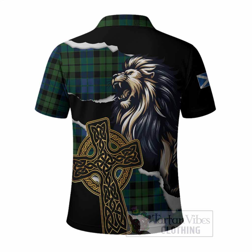 MacKie (McKie) Tartan Scottish Polo Shirt Lion Celtic Heritage