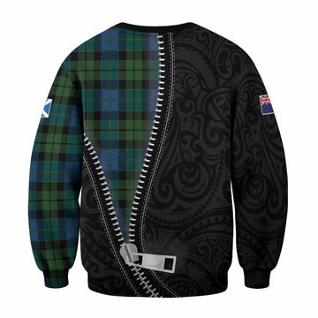 MacKie (McKie) Tartan Sweatshirt New Zealand Pattern Unique Zipper Stylized