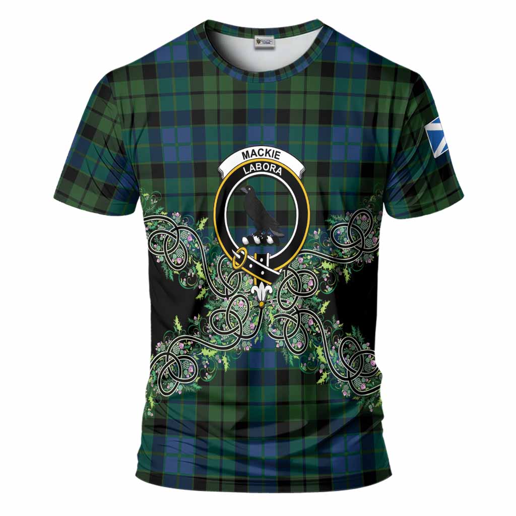 MacKie (McKie) Tartan T-Shirt Thistle Scottish Spirit