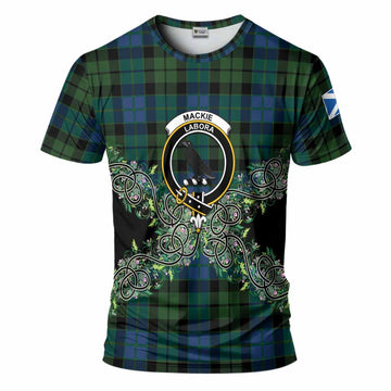 MacKie (McKie) Tartan T-Shirt Thistle Scottish Spirit