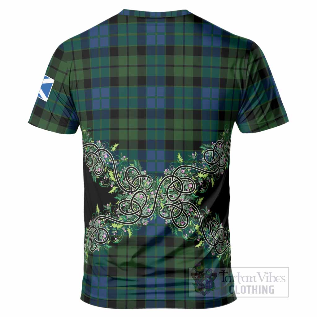 MacKie (McKie) Tartan T-Shirt Thistle Scottish Spirit