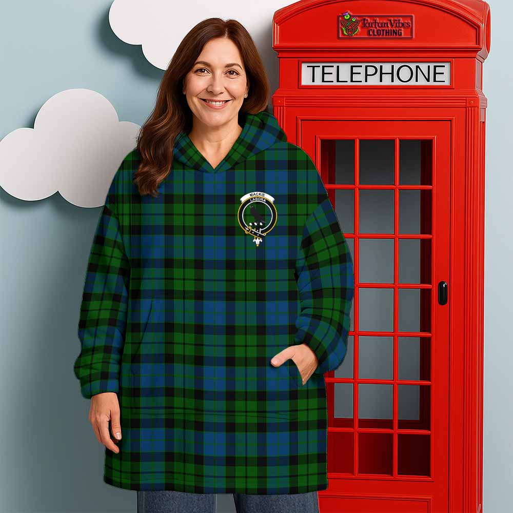 MacKie (McKie) Tartan Wearable Blanket with Family Crest - Tartan Vibes Clothing